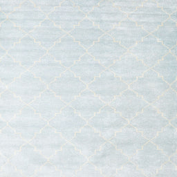 Sideview of Machine Washable Contemporary Lavender Blue Rug, wshcon2581