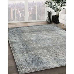 Machine Washable Contemporary Silver Gray Rug in a Family Room, wshcon2582