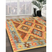 Contemporary Red Modern Rug, con2585