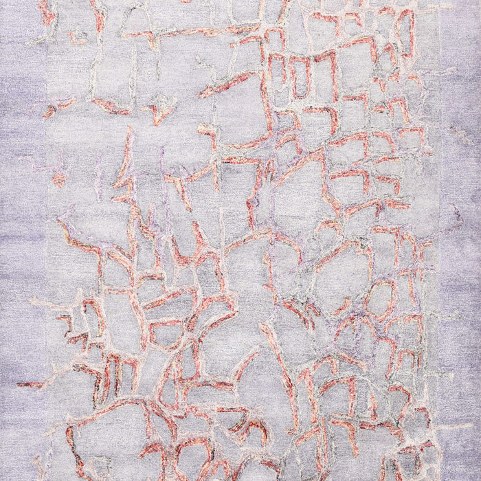 Contemporary Lavender Pinocchio Beige Modern Rug, con2586