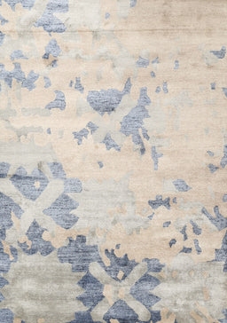 Contemporary Dark Gray Modern Rug, con2590