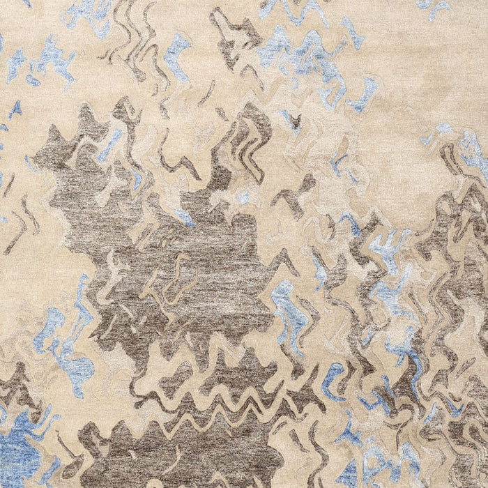 Machine Washable Contemporary Camel Brown Rug, wshcon2592