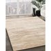 Machine Washable Contemporary Wheat Beige Rug in a Family Room, wshcon2594