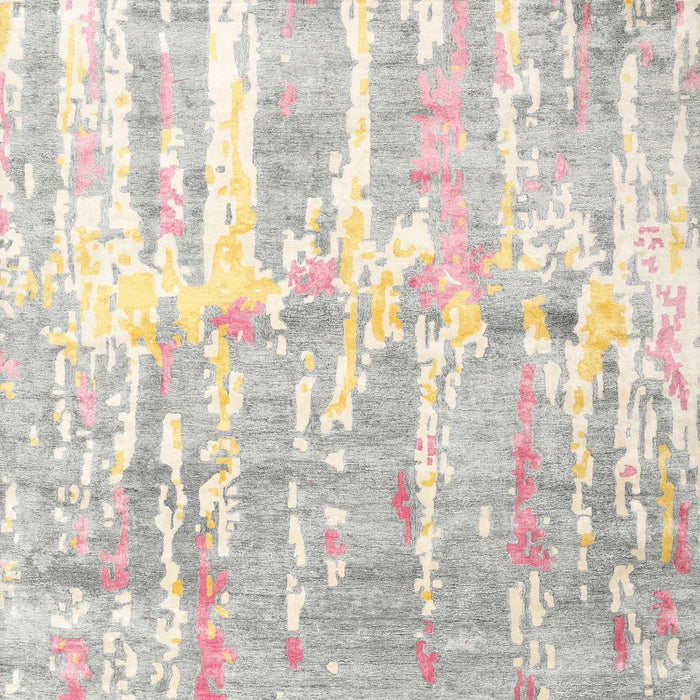 Contemporary Tan Brown Gold Modern Rug, con2595