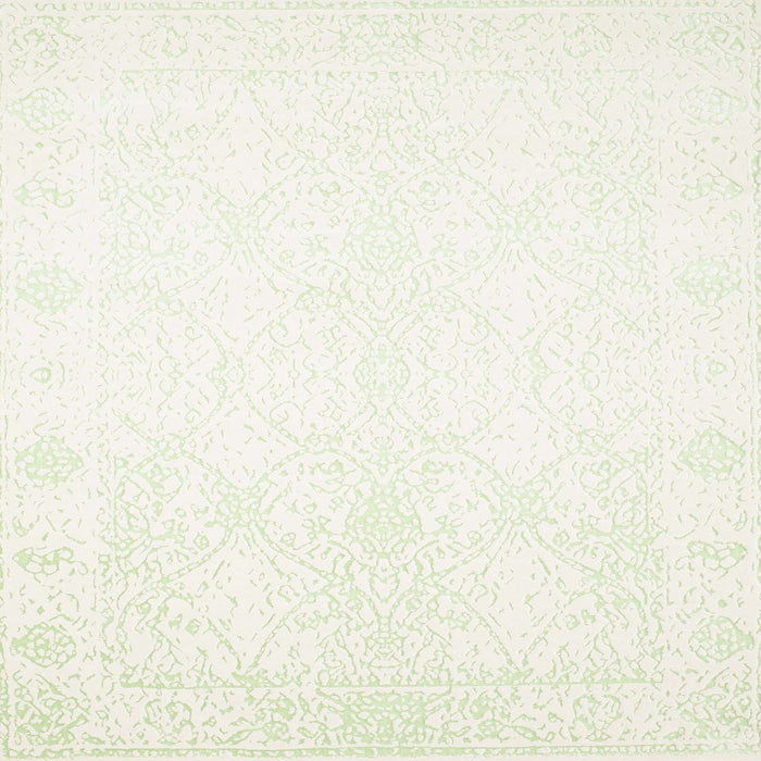 Sideview of Machine Washable Contemporary White Gold Rug, wshcon259