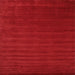 Sideview of Machine Washable Contemporary Red Rug, wshcon25