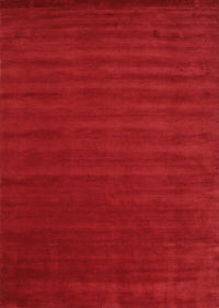 Machine Washable Contemporary Red Rug, wshcon25