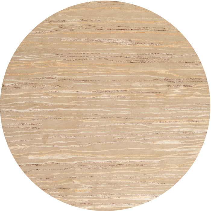 Sideview of Contemporary Sand Brown Modern Rug, con2602