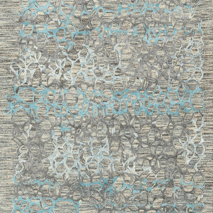 Contemporary Silver Gray Modern Rug, con2603