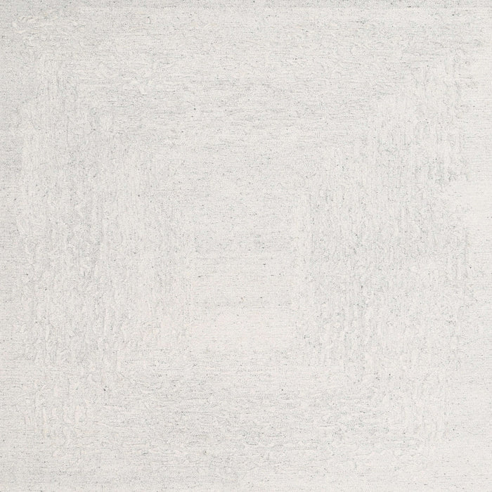 Sideview of Machine Washable Contemporary Dark White Beige Rug, wshcon2608