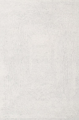 Machine Washable Contemporary Dark White Beige Rug, wshcon2608