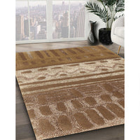 Contemporary Saddle Brown Southwestern Rug, con2609