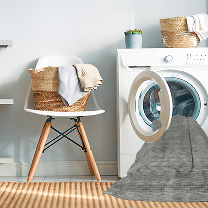 Machine Washable Contemporary Dark Gray Rug in a Washing Machine, wshcon2610