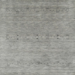Sideview of Machine Washable Contemporary Dark Gray Rug, wshcon2613