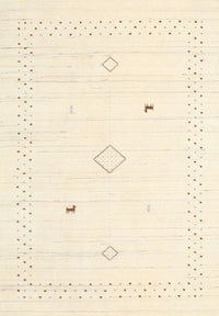 Machine Washable Contemporary Navajo White Rug, wshcon2617