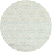 Sideview of Contemporary Pale Silver Gray Modern Rug, con261