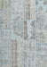 Contemporary Gunmetal Gray Patchwork Rug, con2621