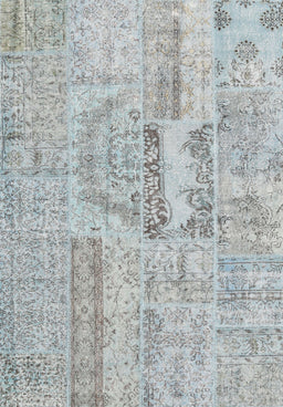 Machine Washable Contemporary Gunmetal Gray Rug, wshcon2621