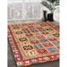 Machine Washable Contemporary Red Rug in a Family Room, wshcon2622