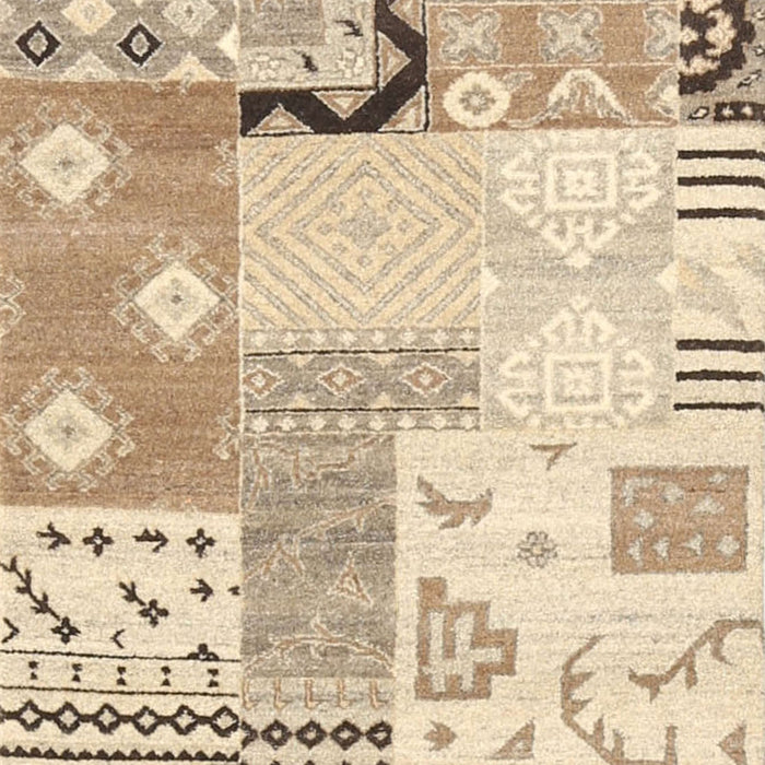 Machine Washable Contemporary Khaki Gold Rug, wshcon2628