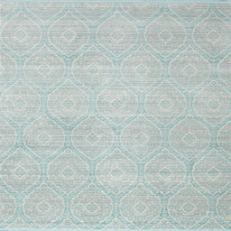 Sideview of Machine Washable Contemporary Light Steel Blue Rug, wshcon262