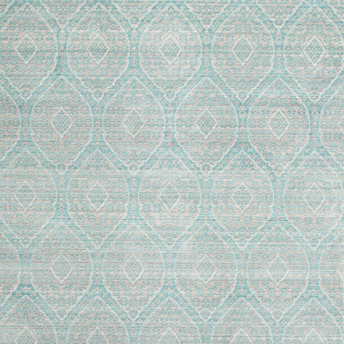 Contemporary Light Steel Blue Modern Rug, con262