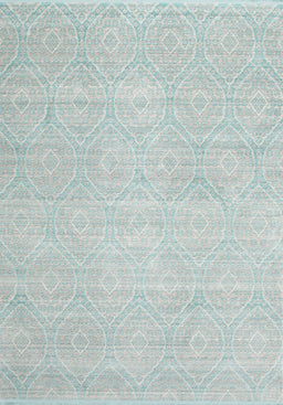 Machine Washable Contemporary Light Steel Blue Rug, wshcon262