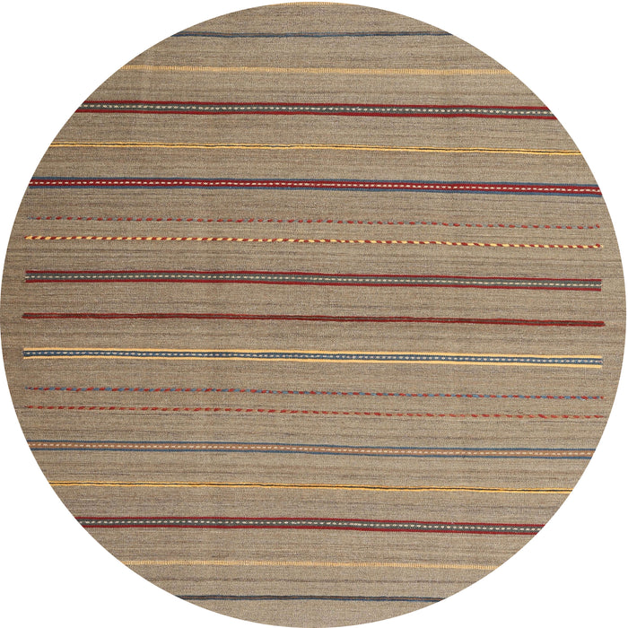 Square Machine Washable Contemporary Camel Brown Rug, wshcon2632