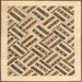 Sideview of Machine Washable Contemporary Brown Gold Rug, wshcon2634