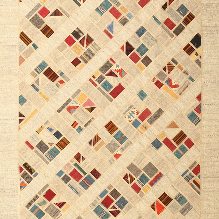 Machine Washable Contemporary Sand Brown Rug, wshcon2636