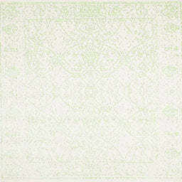 Sideview of Machine Washable Contemporary White Gold Rug, wshcon263