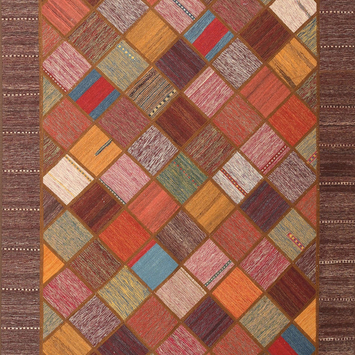 Contemporary Rust Pink Modern Rug, con2642