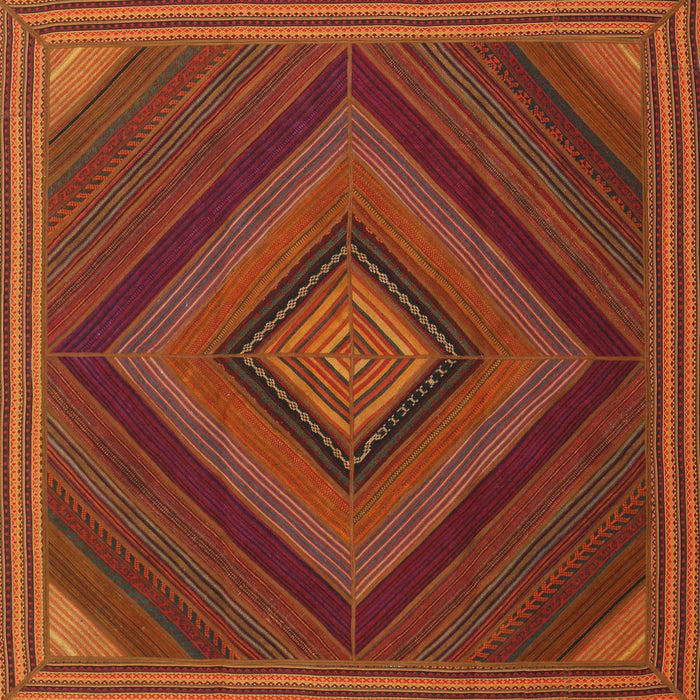 Machine Washable Contemporary Mahogany Brown Rug, wshcon2644