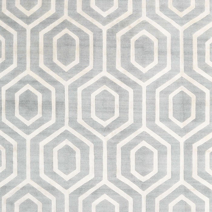 Machine Washable Contemporary Silver Gray Rug, wshcon2647