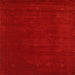 Sideview of Machine Washable Contemporary Neon Red Rug, wshcon2648