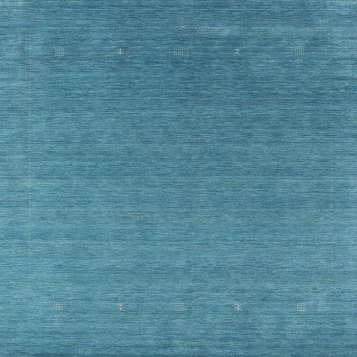 Sideview of Machine Washable Contemporary Blue Ivy Blue Rug, wshcon2651
