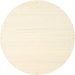 Sideview of Contemporary Peach Beige Solid Rug, con2652