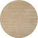 Sideview of Contemporary Brown Modern Rug, con2653