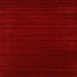 Square Contemporary Red Modern Rug, con2654
