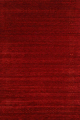 Machine Washable Contemporary Red Rug, wshcon2654