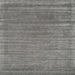 Sideview of Machine Washable Contemporary Gunmetal Gray Rug, wshcon2655