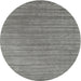 Sideview of Contemporary Gray Modern Rug, con2657