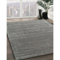 Contemporary Gunmetal Gray Modern Rug, con2658