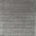 Square Contemporary Gunmetal Gray Modern Rug, con2658