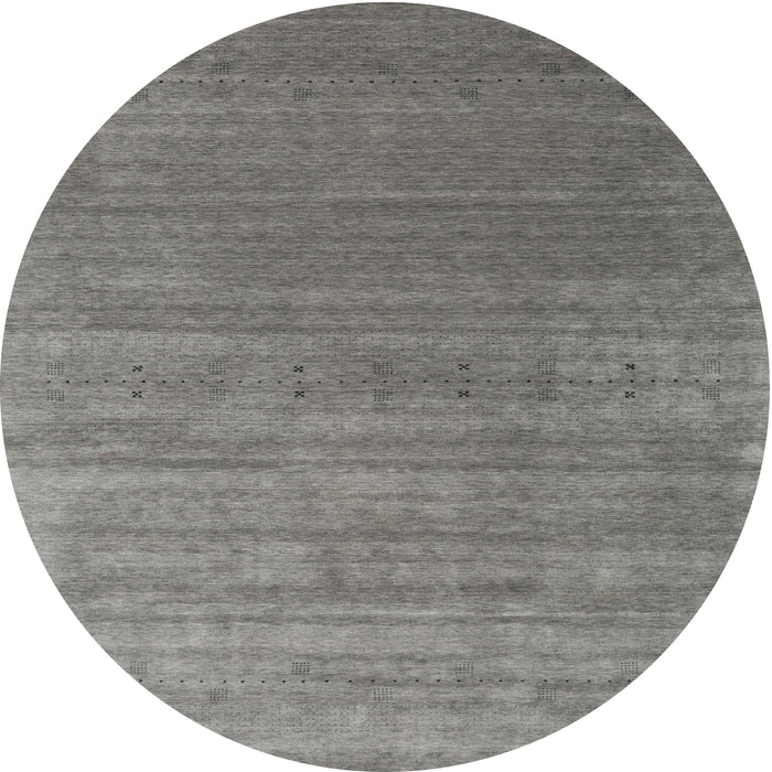 Sideview of Contemporary Gunmetal Gray Modern Rug, con2658