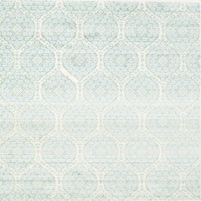 Square Contemporary Light Gray Modern Rug, con265