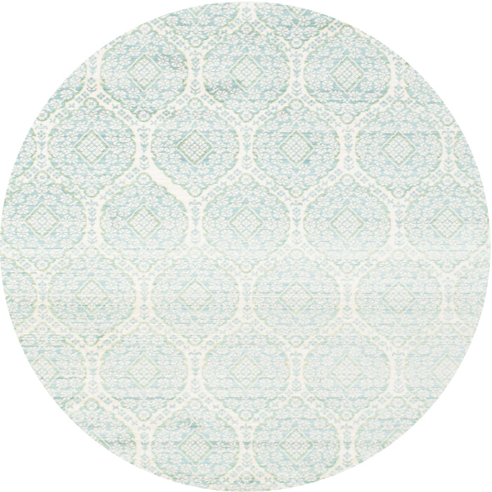 Square Machine Washable Contemporary Light Gray Rug, wshcon265