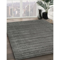 Contemporary Gray Modern Rug, con2660