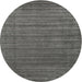 Sideview of Contemporary Gray Modern Rug, con2660