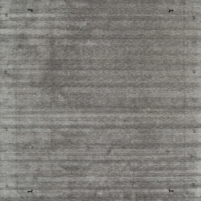 Contemporary Gunmetal Gray Modern Rug, con2661